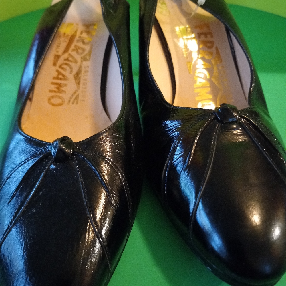 Lightly used Salvatore Ferragamo women's shoes.